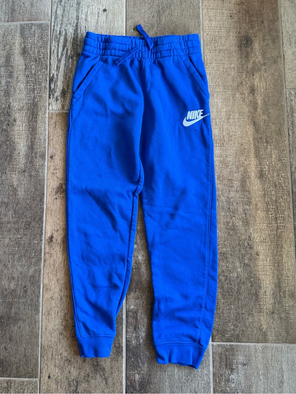 Nike Kids Blue Fleece Joggers